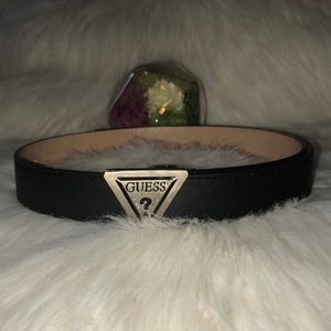 GUESS Black leather belt